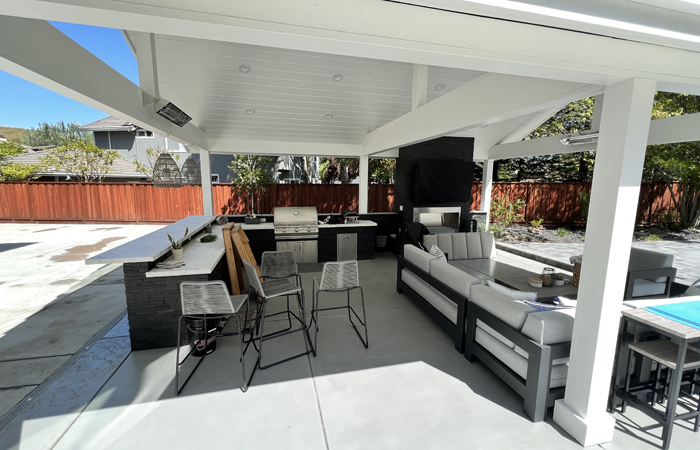 outdoor kitchen in danville ca